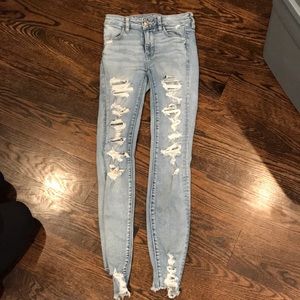 American eagle ripped jeans